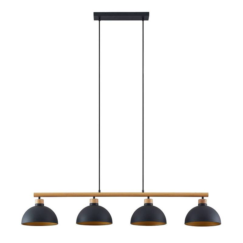 Lindby Tirzana Hängeleuchte Pendelleuchte Deckenlampe Lampe vierflammig schwarz - 4251911709032