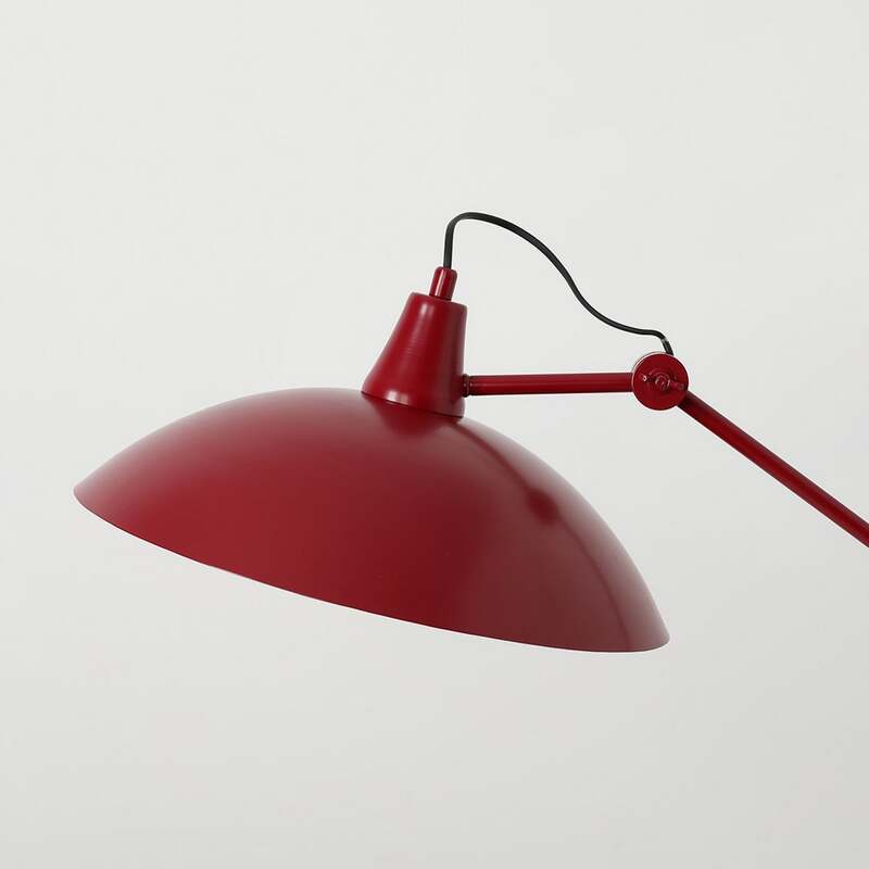 ALDEX Hängeleuchte Melos dunkelrot Metall Ø 36 cm höhenverstellbar dimmbar - 5904798662394