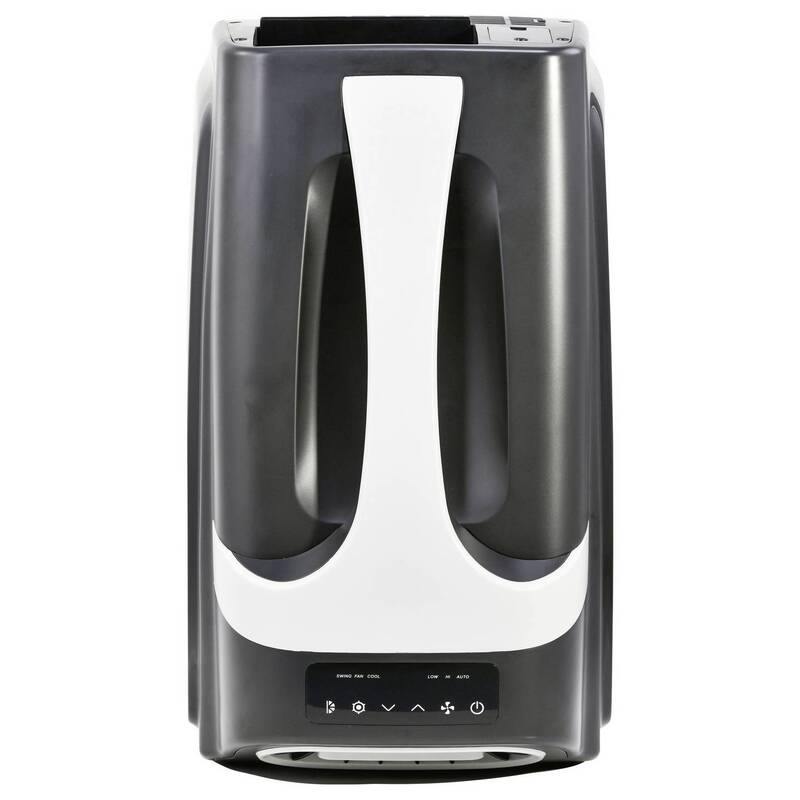 X4-Life mobiles Klimagerät Klimaanlage 1000W Handtuchheizkörper schwarz grau 6m² - 4250679510256