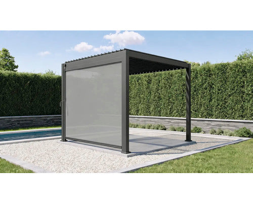 Pergola Set 3x3 Mirador Classic Lamellendach Anthrazit freistehend 9 m² - 4306517630669