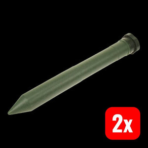 2x B-Ware Perel Wühlmausvertreiber Ultraschall 1000m² Vibration Tiervertreiber grün 1 St.
