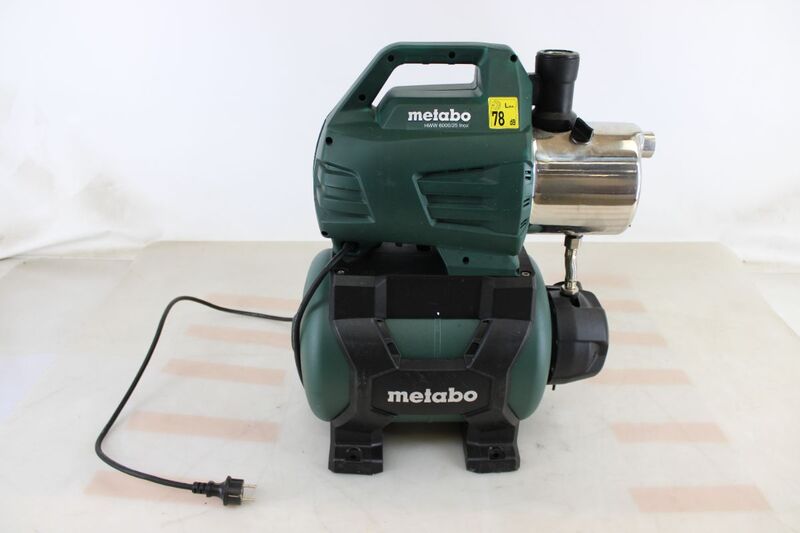 Metabo Hauswasserwerk HWW 6000/25 Inox 230V 6000l/h Handpumpe Gartenpumpe 24l - 4007430239471