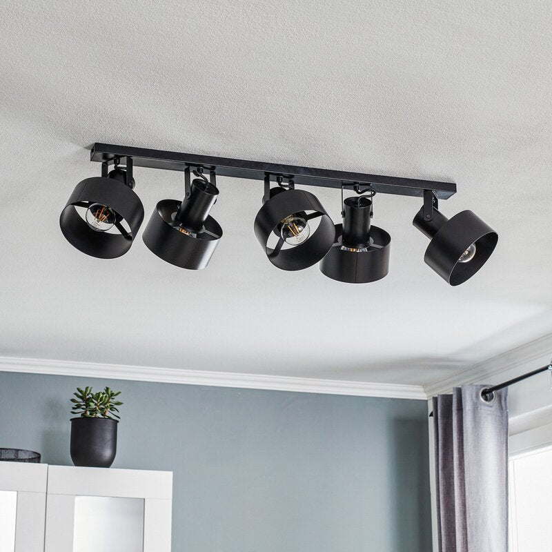 Sigma Deckenleuchte Lampe Deckenlampe Rif 5 Stahl schwarz - 5907554415098