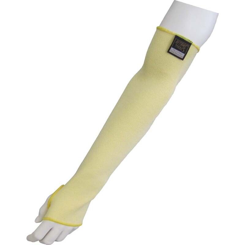 NITRAS Armschutz Armschoner Schnittschutz Spezialfaser TAEKI Gelb 45 cm 8 PAAR - 4059904031630