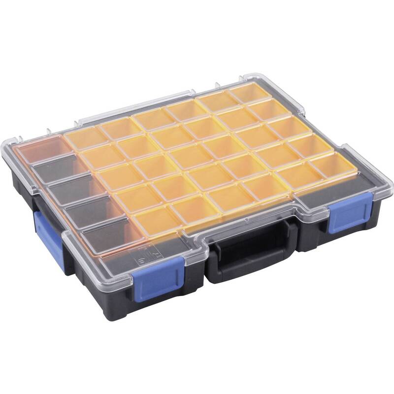 Allit Sortimentskoffer EuroPlus Pro K44/21 Werkzeugkoffer 21 Fächer schwarz - 4005187542400