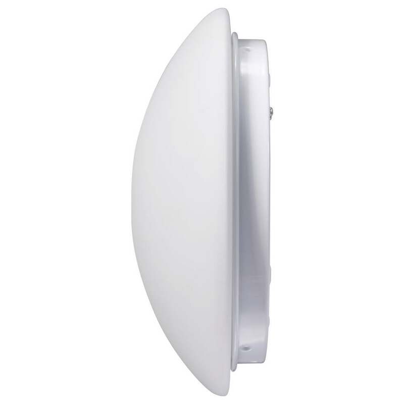 Sygonix Deckenleuchte Lampe Bewegungsmelder Sensor LED E27 Weiß Glas Innen - 4064161337692