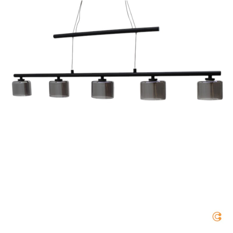 Paul Neuhaus Pendelleuchte Hängeleuchte LED Hydra Glas schwarz Esstisch Beleu411 - 4012248364970