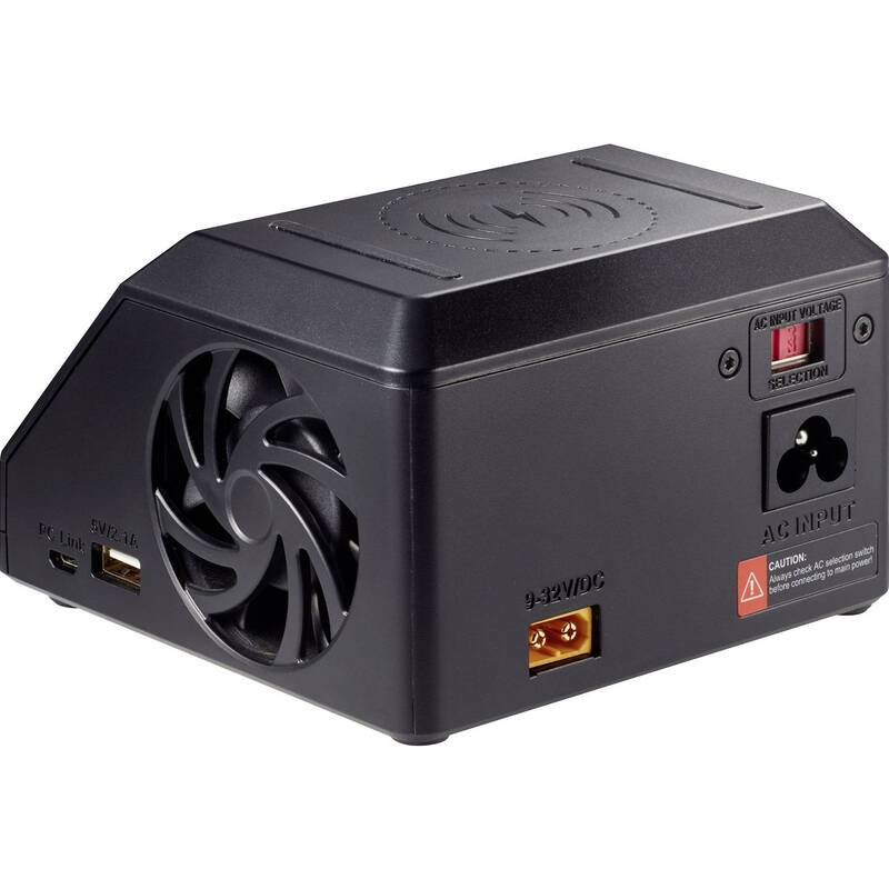 VOLTCRAFT V-Charge 600 DUO Modellbau-Ladegerät 16A LiPo LiHV LiIon LiFePO NiCd - 4053199995356
