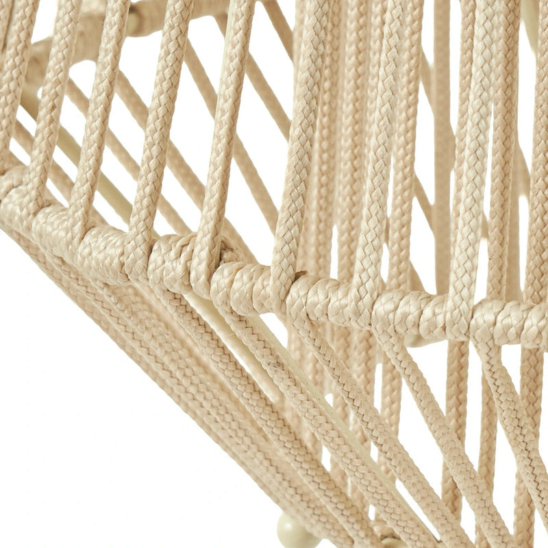 Lindby Hängelampe Hängeleuchte Austas LED Pendelleuchte dimmbar beige IP54 32cm - 4255830909412
