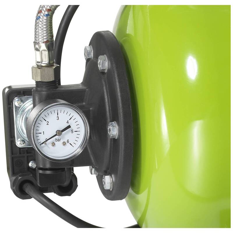 TOOLCRAFT TO-8992887 Hauswasserwerk 230 V/AC 6000 l/h Gartenpumpe Pumpe Werkzeug - 4064161310091