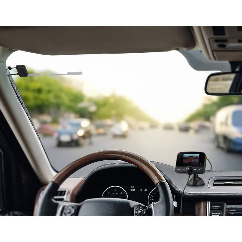 Renkforce RFCRDAB100 DAB Empfänger Radio Saugnapfhalterung Bluetooth Musikstream - 4064161398532