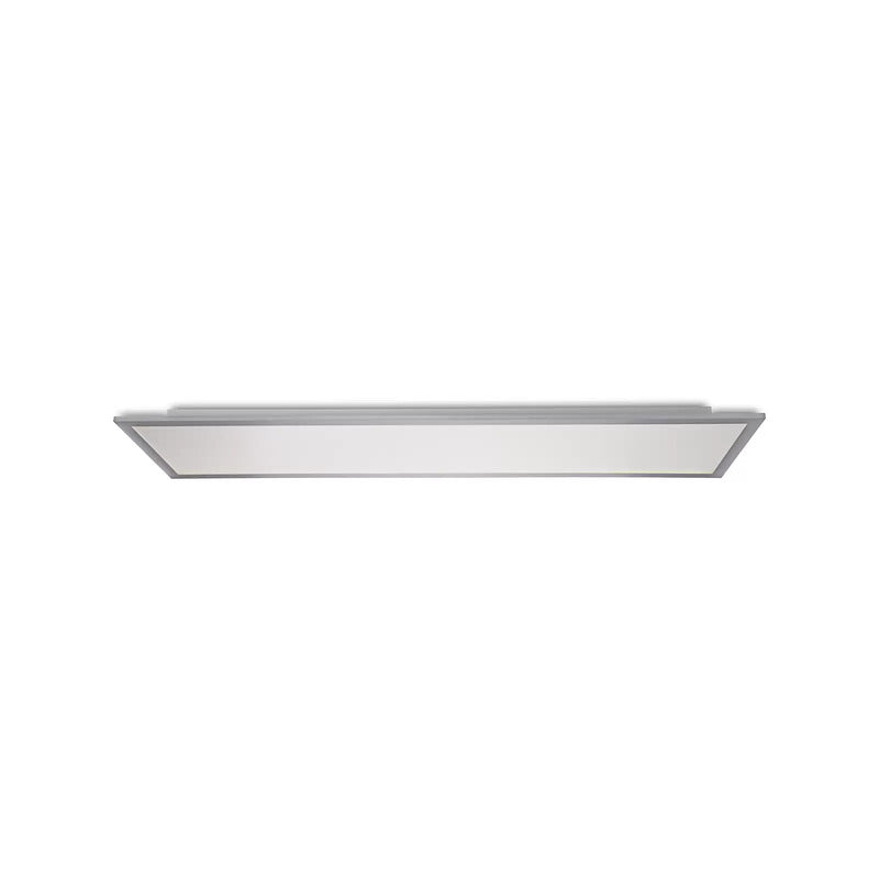 PRIOS LED Panel Deckenleuchte Lichtpaneel weiss silber Kunststoff Aluminium 120 - 4251911754452