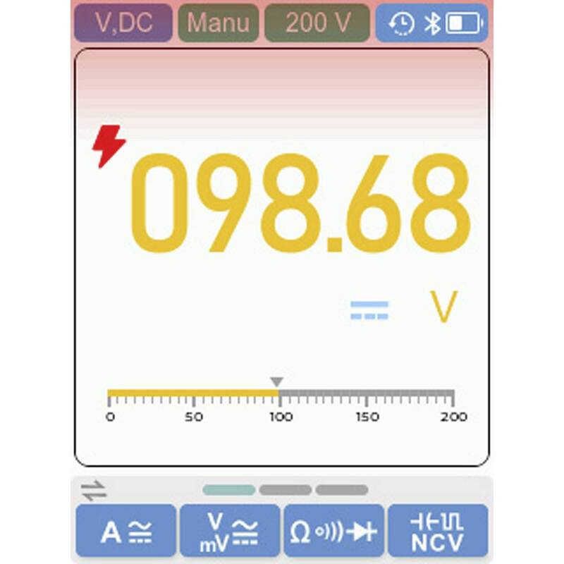 Voltcraft Strommesszange Zangenamperemeter Oszilloskop VC-1120 True RMS Digital - 4064161482408