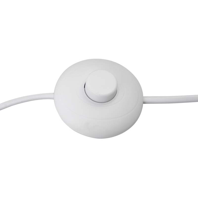 Lindby Stehleuchte Adamio Stehlampe Standleuchte Leuchte weiß Stoff Ø 45,5 cm - 4251911792201