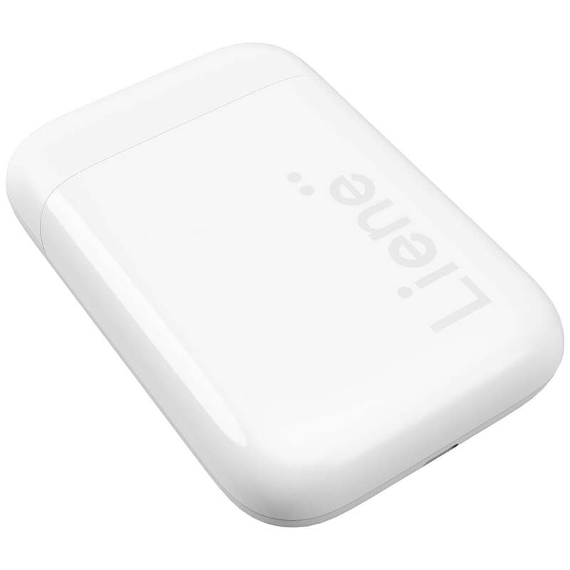 Liene Pearl 2x3 Fotodrucker mit 5 Blatt Zink-Papier und Bluetooth Weiß - 6971398601343