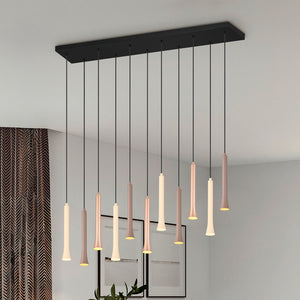 B-Ware Trio Lighting Pendelleuchte Hängelampe Led Metall Taupe Coffee Leuchtmittel Inkl