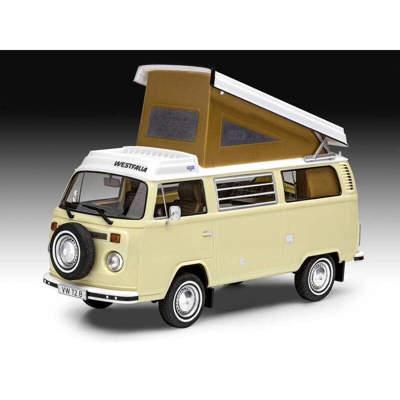 Revell RV 1:24 VW T2 Camper 1:24 Modellbus Bausatz Modellbaubus Busmodell - 4009803076768