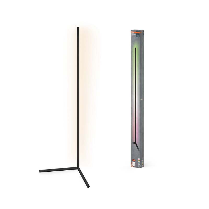 OSRAM Stehlampe CORNER MAGIC LED Lampe RGBW WLAN dimmbar schwarz 140cm Höhe - 4099854471872