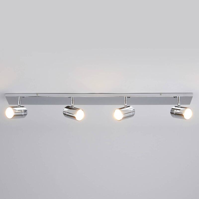 Lindby Dejan 4-flammige Badleuchte Badlampe Lampe Leuchte Deckenlampe silber758 - 6291106550894
