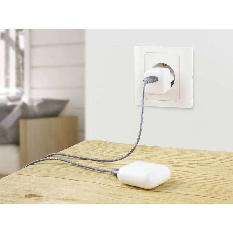 VOLTCRAFT USB Ladegerät Ladestecker USB-A Netzteil UC-1AXX001 Weiß 12W 4 STÜCK - 4064161091013
