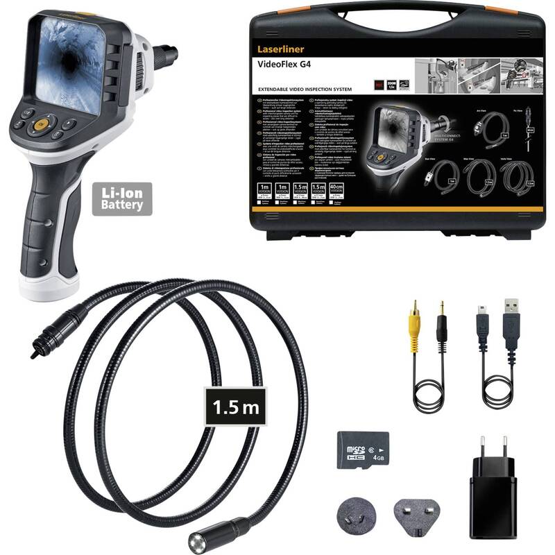 Laserliner Endoskop VideoFlex G4 Max 17mm 1,5m IP54 320x420 Pixel 2-fach Zoom - 4021563716005