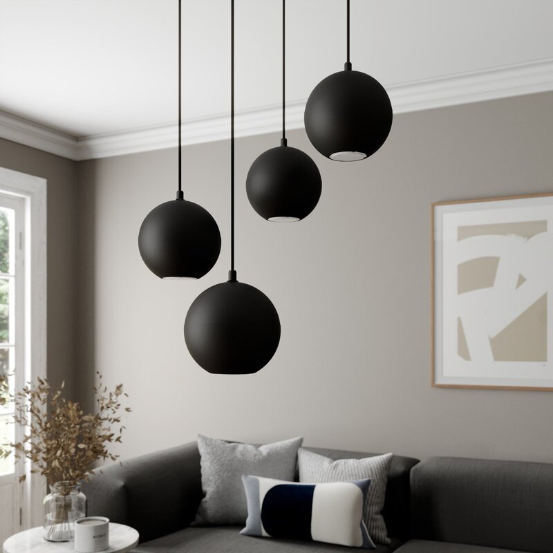 Euluna Pendelleuchte Hängelampe Midnight LED vierflammig Deckenlampe Leuchte 691 - 5902349227184