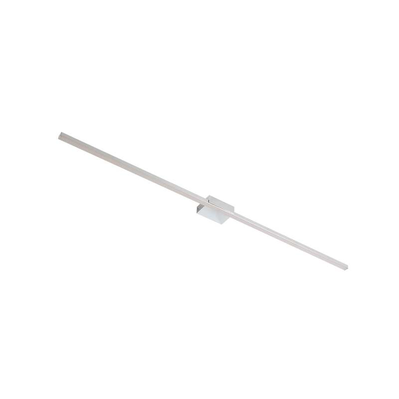 Lucande LED-Spiegellampe Kivana Wandleuchte chrom 120cm IP44 Badezimmerlampe - 4251911776454
