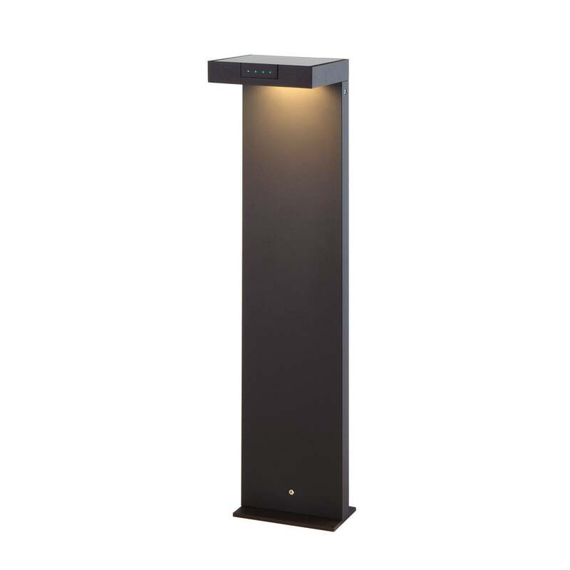 KLEWE Solarlampe Solarleuchte Wegeleuchte anthrazit ALA GROUND MAXI Aluminium - 6976853441465