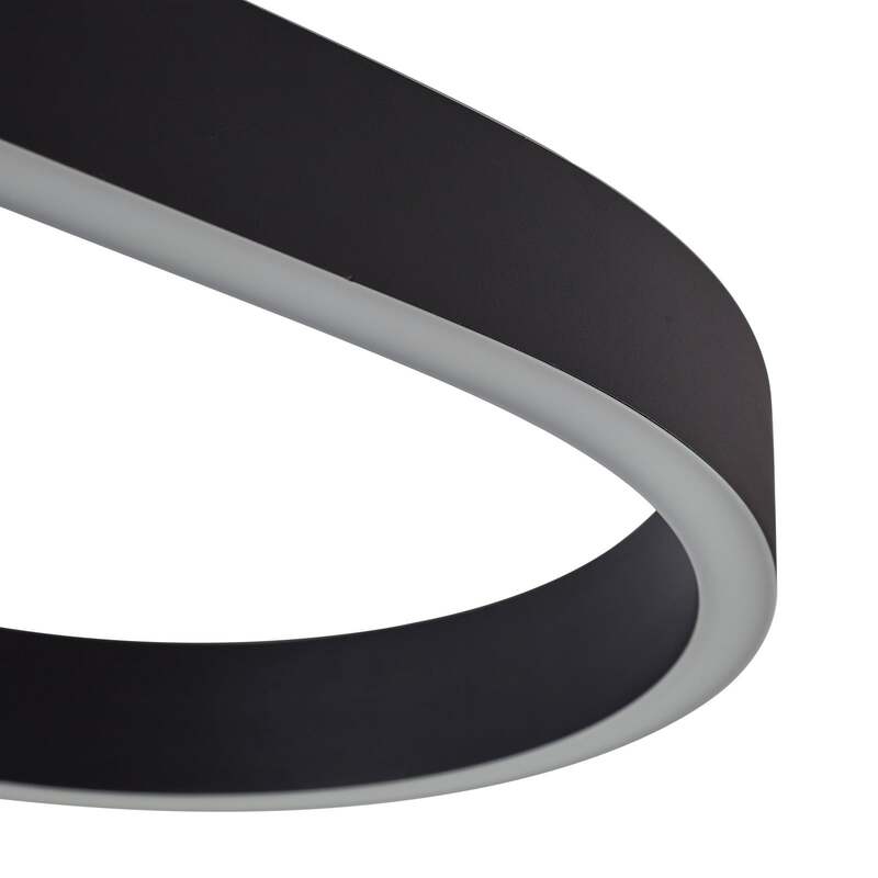 Lucande Smart LED Hängeleuchte Pendelleuchte Melinay schwarz CCT Tuya - 4255830900327