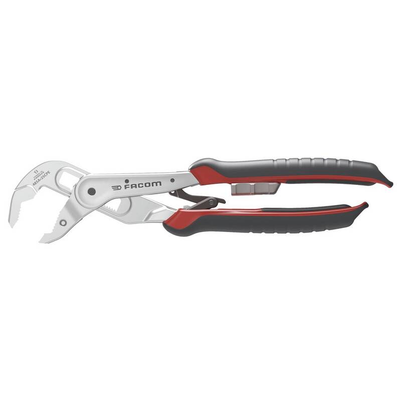Facom 1-Piece Combination Plier Set Angled Head, 250 Mm Overall - 3662424110672