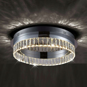 B-Ware Lampenwelt LED-Deckenlampe Carmi Deckenlampe Kristall dimmbar Lampe Leuchte
