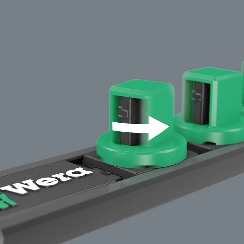 Wera Steckschlüsselsatz Impaktor 1/2" 9-teilig Nuss-Satz auf Magnetleiste - 4013288223289