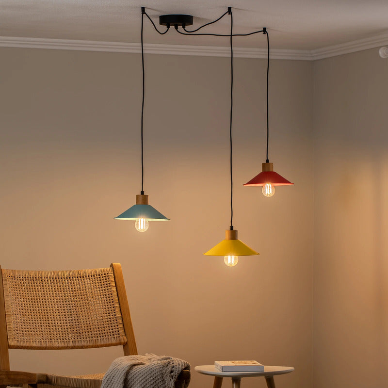 Opviq Hängelampe Hängeleuchte Manavgat N-553 LED Pendelleuchte bunt Lampe - 8681875572148