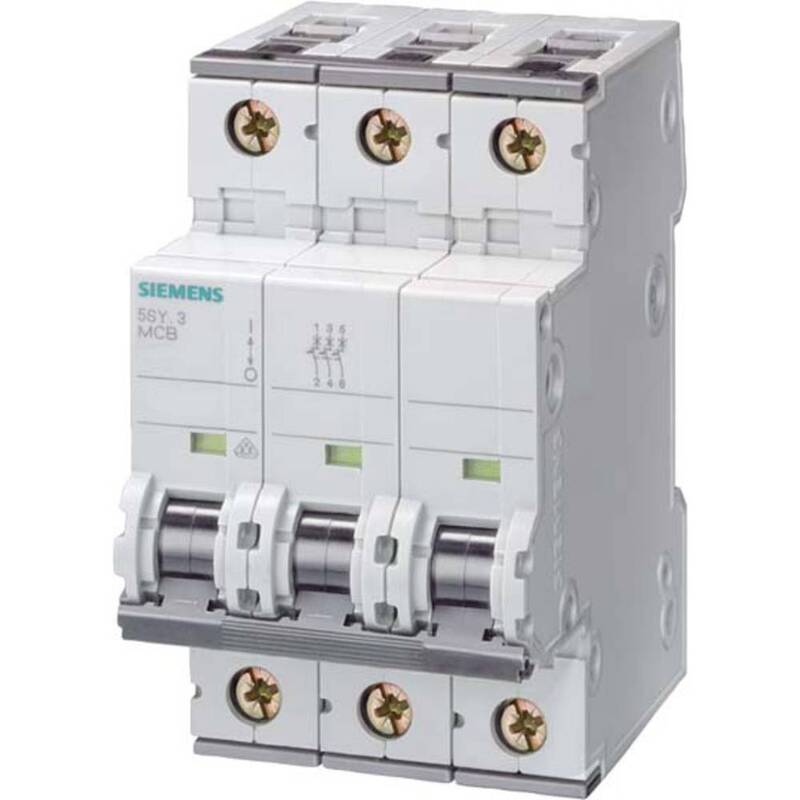 Siemens Leitungsschutzschalter 400 V 6 kA Schutzschalter Schalter LS-Schalter - 4001869247038