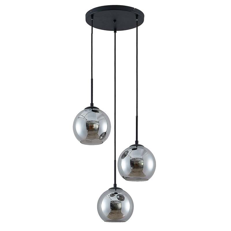 Lindby Hängelampe Hängeleuchte Jurian LED Pendelleuchte Lampe dimmbar schwarz - 4251911727869