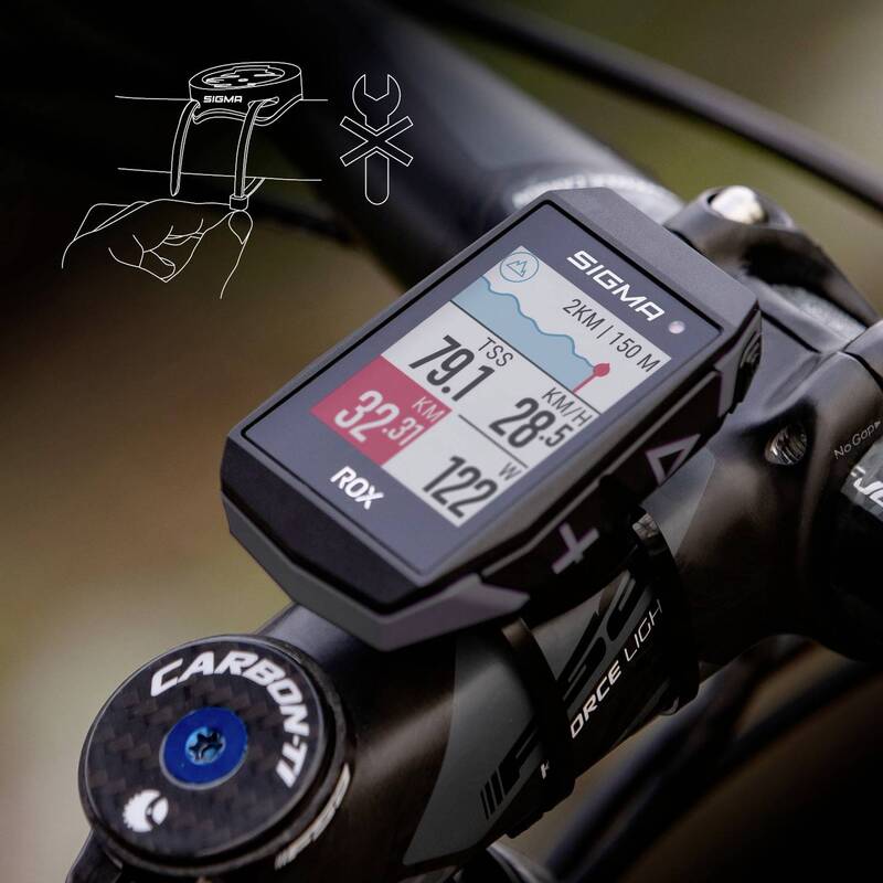 Sigma Fahrrad-Navi ROX 11.1 EVO GPS spritzwassergeschützt 18h Akku E-Bike ready - 4016224010301