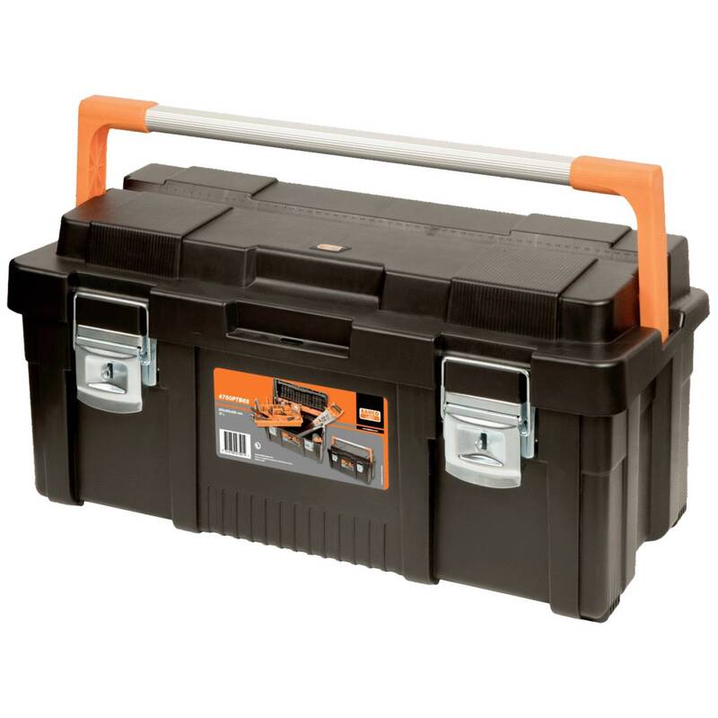 Bahco Werkzeugkoffer unbestückt Handwerker Koffer Kunststoff schwarz-orange - 7314150345809
