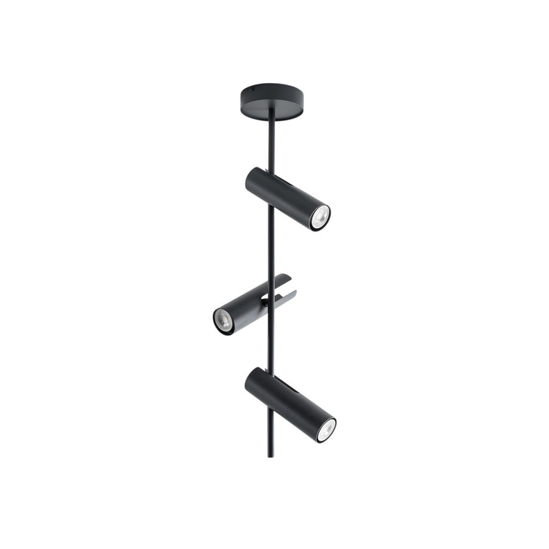 Deckenspot Leda 3 anthrazit LED Deckenlampe dimmbar Strahler Stahl 76cm hoch - 5902846810629