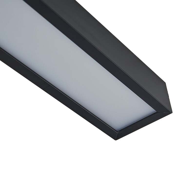 Lucande LED-Spiegelleuchte Zafira schwarz 90 cm IP44 warmweiß 2260 lm - 4251911776492