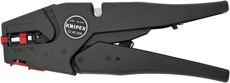 Knipex 12 40 200 Automatisch Abisolierzange Abisolierwerkzeug Isolierzange Stahl - 4003773040262