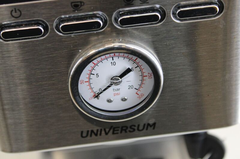 Universum KM 400-21 Oprima Siebträger Espressomaschine Kaffeemaschine Edelstahl - 4260473221692