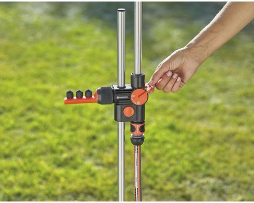 GARDENA Gartendusche Duo Garten Dusche mit 2 Strahlformen aus Kunststoff Metall - 4078500095907