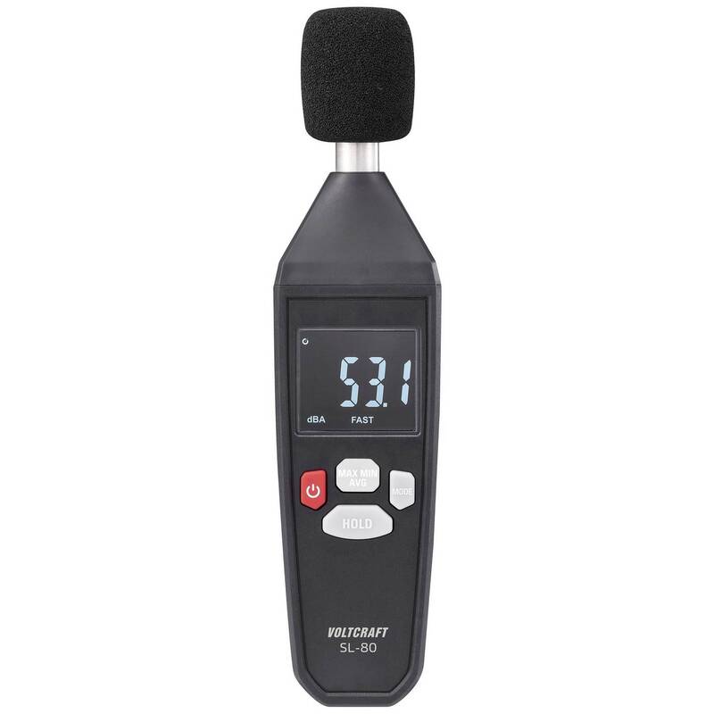 Voltcraft Schallpegel-Messgerät SL-80 30-130 dB Messgerät Schallpegel 136g LCD - 4064161228884