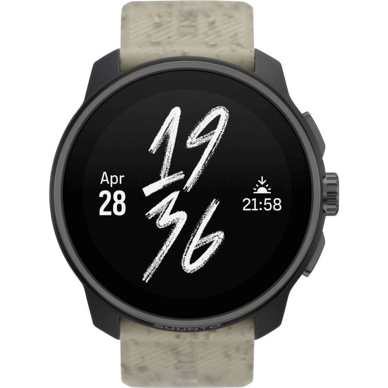 Suunto Smartwatch Uhr Race S Sportuhr Gravel Gray AMOLED GPS Kieselgrau 45 mm - 6417084211538