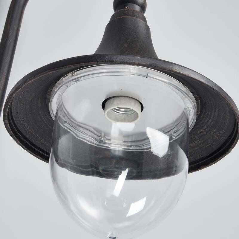 Lindby Außenwandleuchte Gartenleuchte Daphne LED Lampe dimmbar schwarz IP44 - 4251096533873