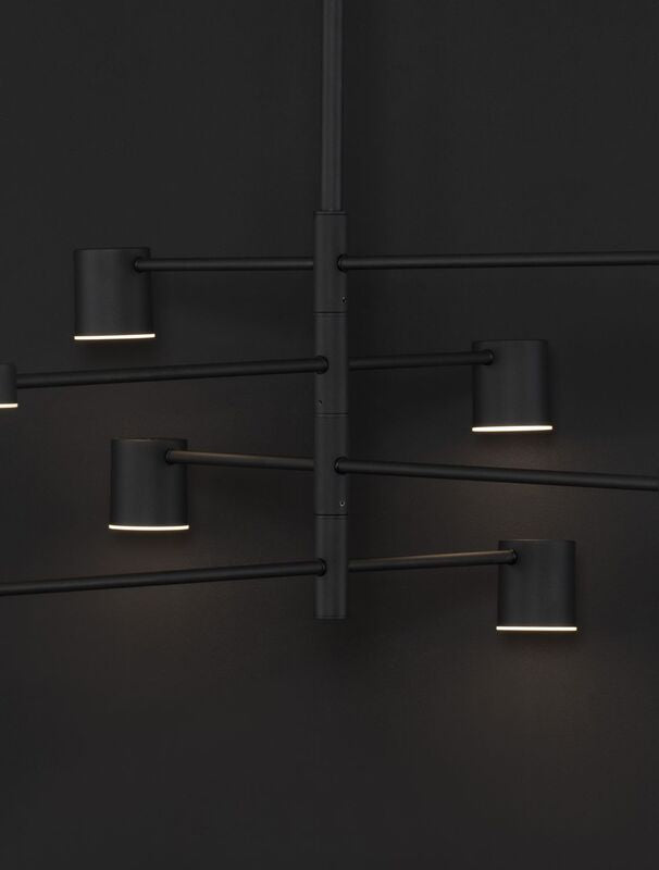 Nova Luce Pendelleuchte Hängeleuchte NORDIK LED Lampe dimmbar Schwarz SIEHE TEXT - 5212017440693
