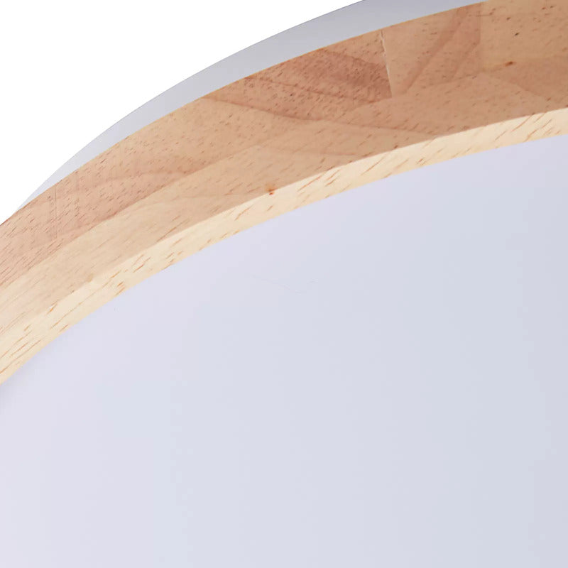 Lindby Smart LED-Deckenleuchte Mirren 49,5cm dimmbar CCT Tuya WLAN Holz - 4251911766868