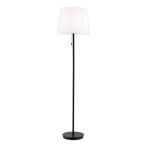 B-Ware Textil-Stehleuchte Ludwig schwarz matt Stehlampe Lampe Leuchte Spot Leselampe