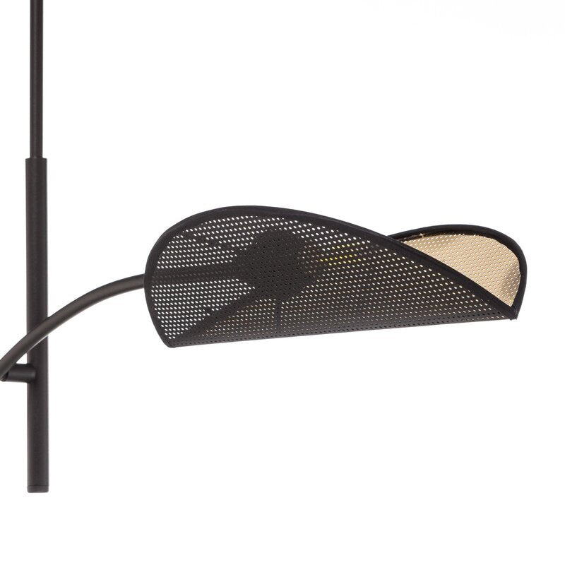 emibig Deckenlampe Lotus LED Hängelampe Leuchte dimmbar schwarz/gold 2-flammig - 5901738921245