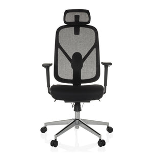 B-Ware hjh OFFICE Bürostuhl Drehstuhl Chefsessel RALOO PRO Netzstoff Stoff schwarz